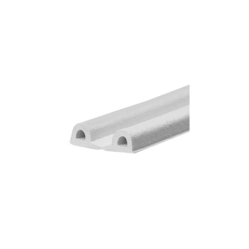 rollo burlete goma marron P 5.5 x 9mm autoadhesivo