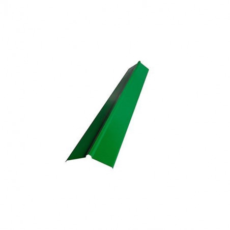 Caballete chapa verde liso 40 cm 2.44 mts