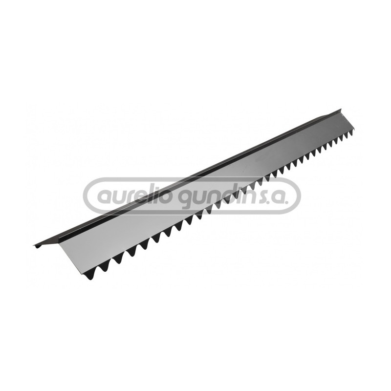 Caballete chapa negro con onda sinusoidal 40 cm 2.44 mts