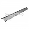 Caballete chapa negro con onda sinusoidal 40 cm 2.44 mts