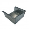 Cabecera derecha chapa para canaleta rectangular