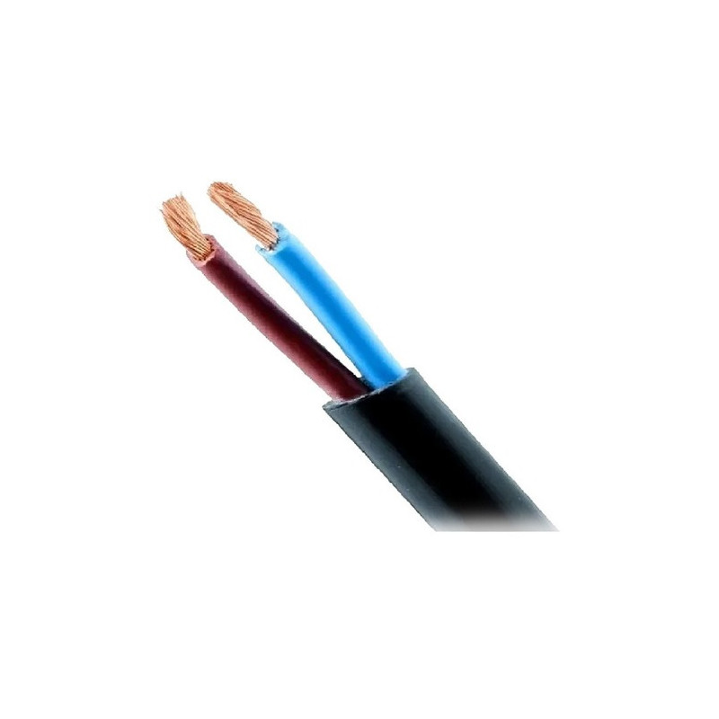 metro cable envainado tipo taller redondo 2 x 4mm