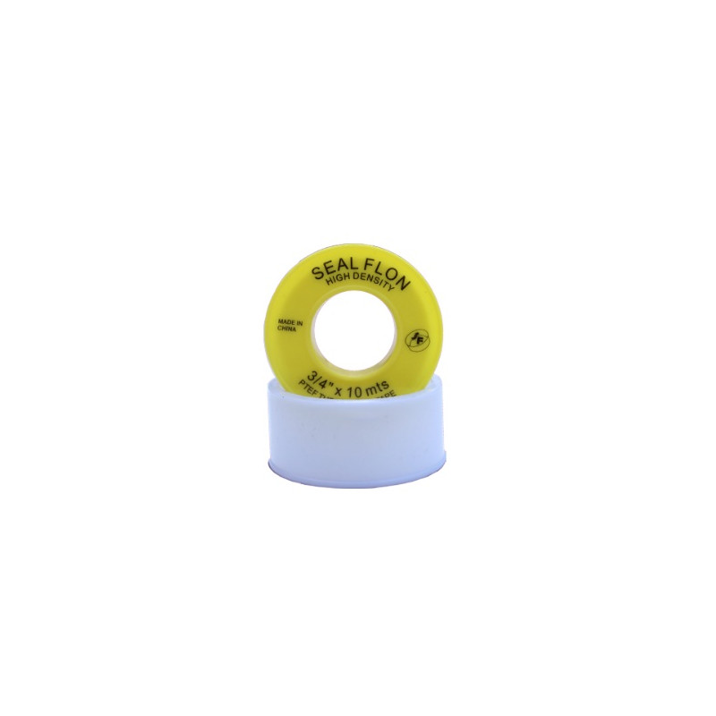 Rollo 10mts cinta teflon alta densidad 3/4"