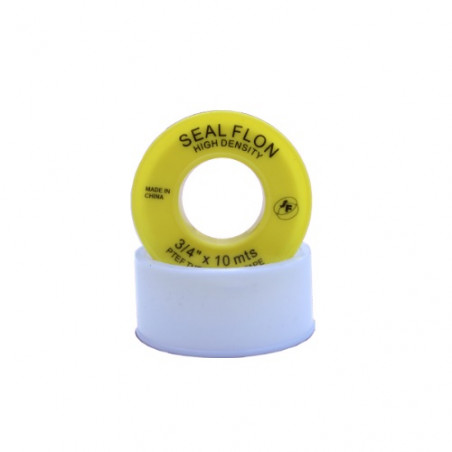 Rollo 10mts cinta teflon alta densidad 3/4"