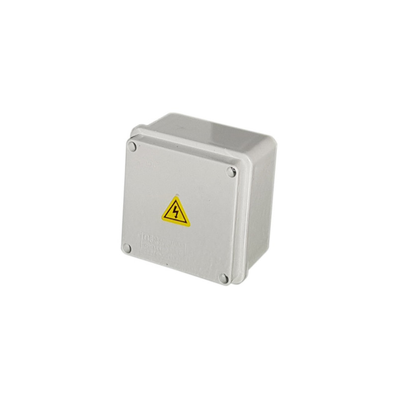 Caja de paso exterior 10 x 10 x 7 cm marfil