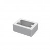 Caja exterior rectangular con fondo para cable canal Cabrera
