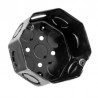 caja derivacion embutir metalica octogonal 9 x 9cm