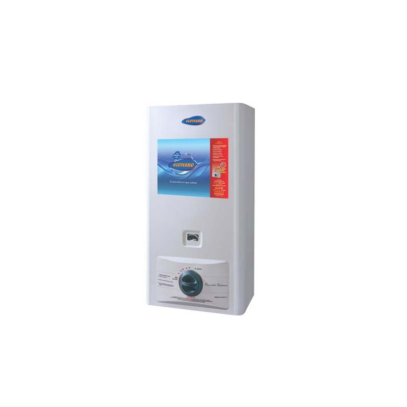 Calefon 14lts sin piloto encendido electronico GN Ecotermo