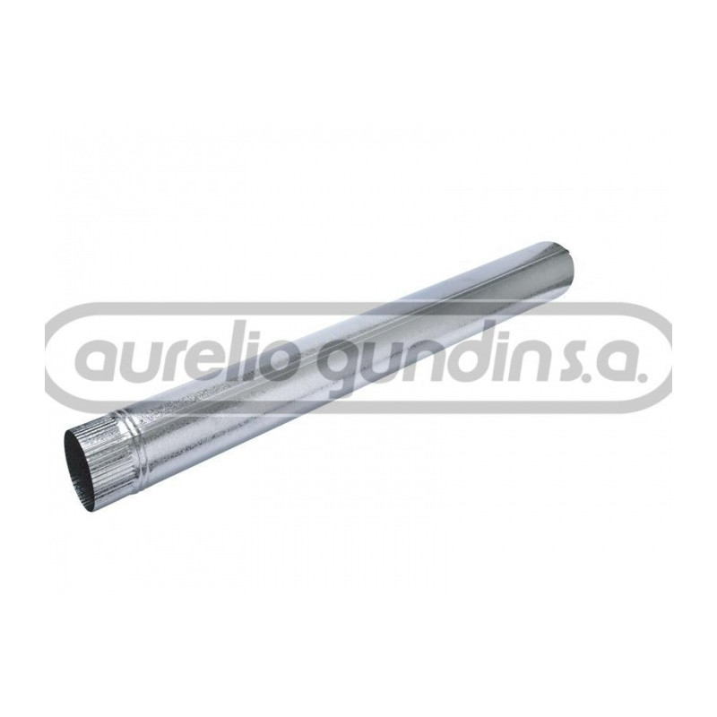 Caño chapa galvanizada redondo 4"