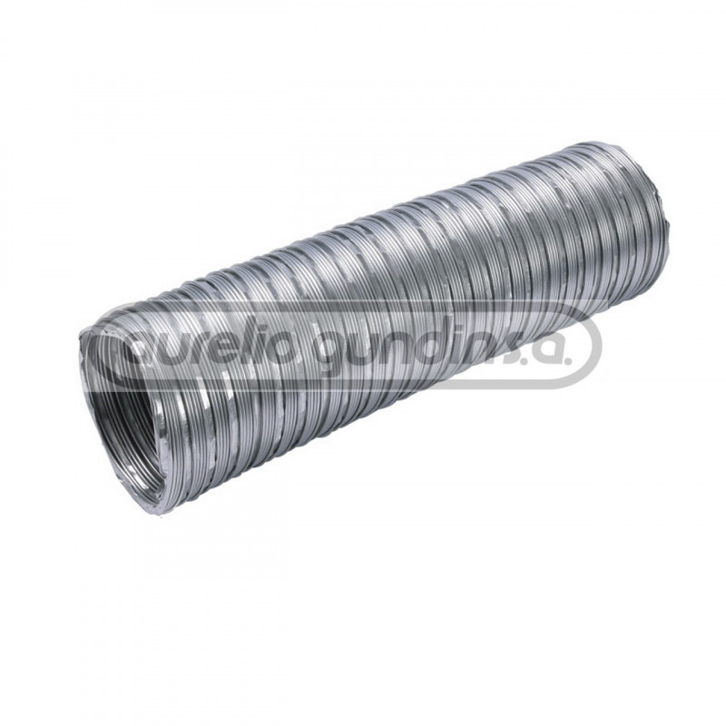 Caño corrugado aluminio 4" 1 mt