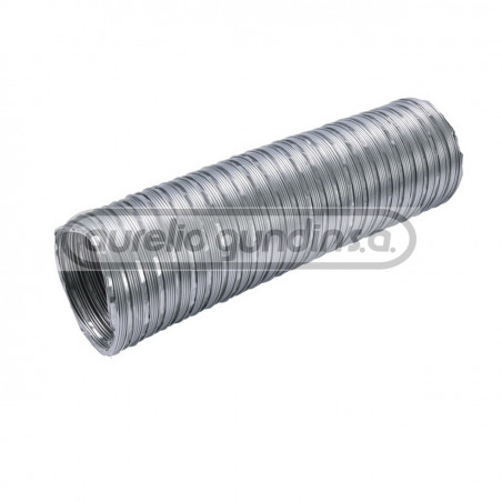 Caño corrugado aluminio 4" 1 mt