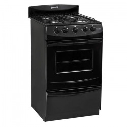 Cocina Candor S2 black Gas...