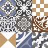 Caja ceramica Virreinal color 43 x 43cm 1ra Salteña