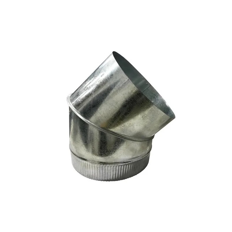 Codo de 10" para instalacion de calefactores Tromen