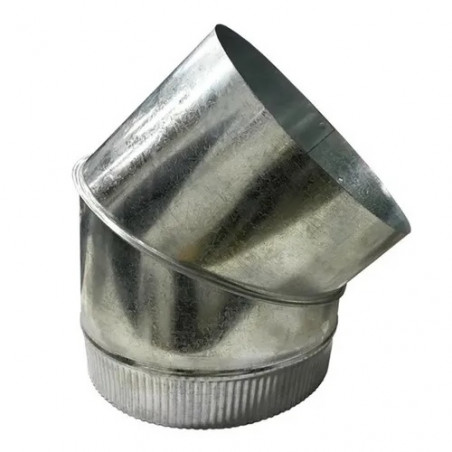 Codo de 10" para instalacion de calefactores Tromen