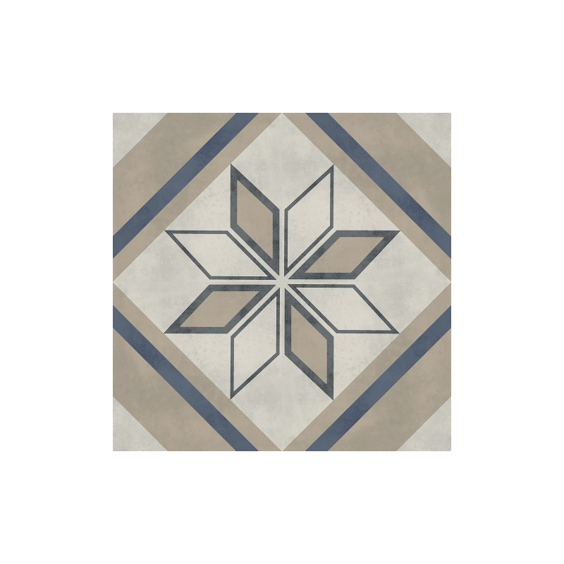 Caja ceramica Mandaloria azul 46 x 46cm 1ra calidad Allpa