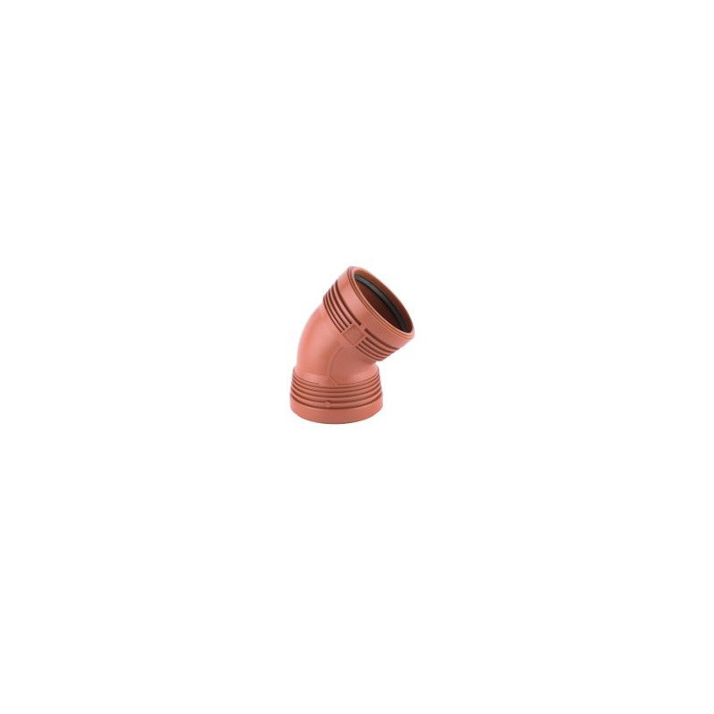 Codo 45º HH 50mm Junta elastica