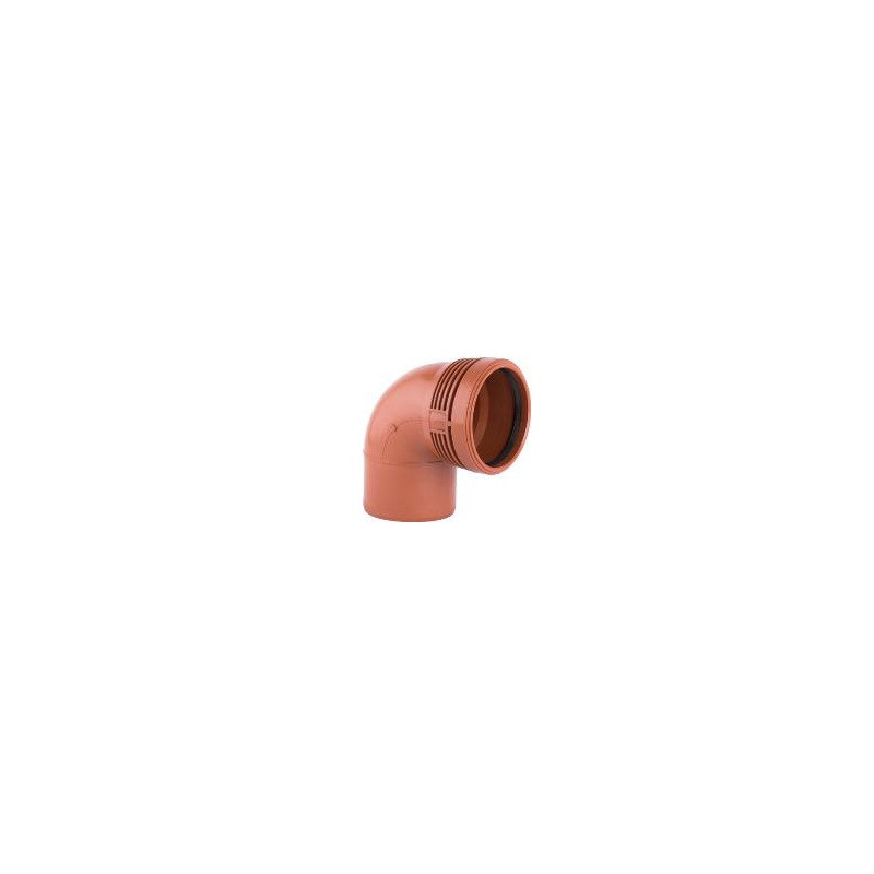 codo 90º MH 110mm Junta elastica
