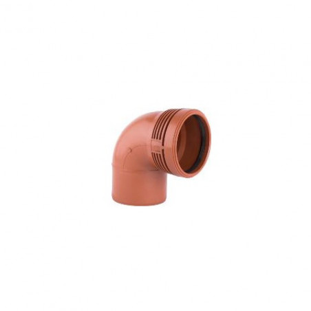 codo 90º MH 110mm Junta elastica