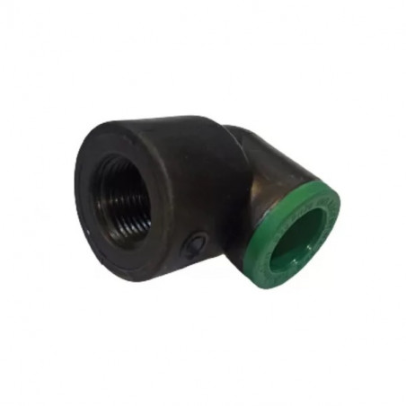 Codo 90º 25mm rosca sintetica 1/2" termofusion