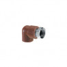 Codo termofusion media union rosca hembra 1/2"