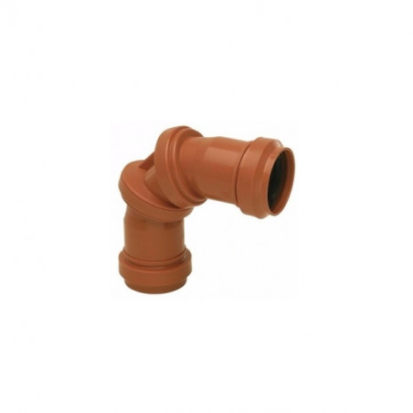 Codo poliangular 63 mm junta elastica Duratop