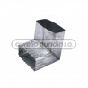 Codo rectangular plano 2x4" 90º chapa galvanizada