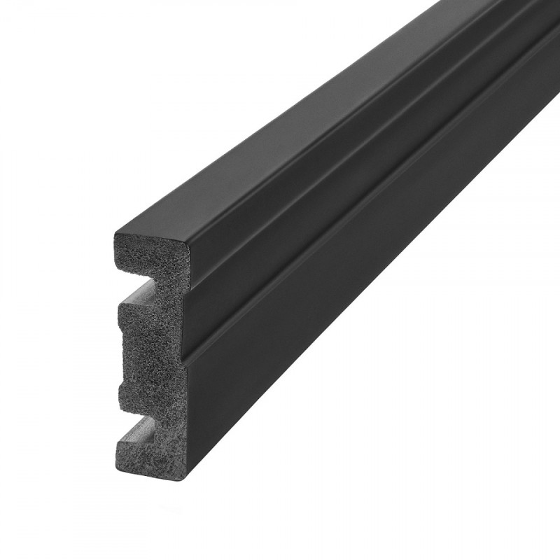 contramarco EPS Line 50 x 15mm negro Atrim