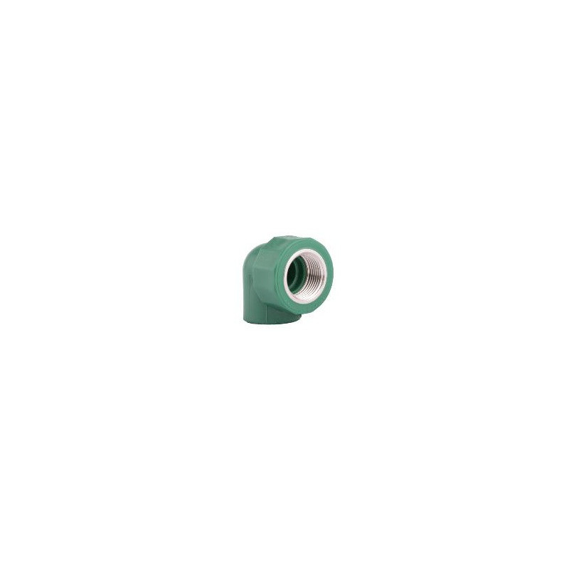 Codo 90º 25mm inserto hembra 3/4" termofusion