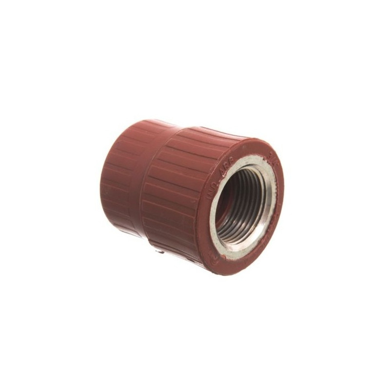 Cupla termofusion rosca metalica hembra 1"