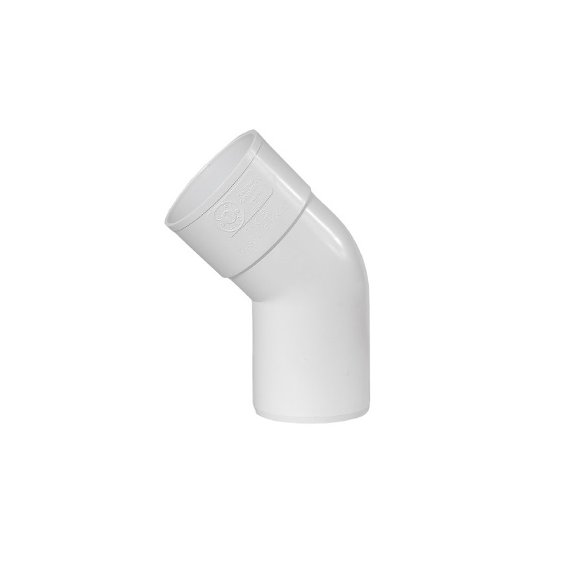 Curva PVC 45º 110mm MH Nivel 1