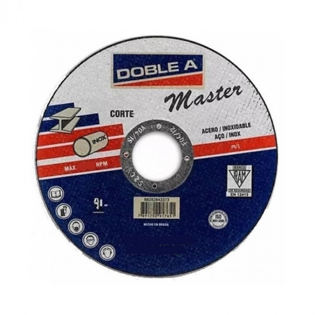 Disco corte T41 Recto 115 espesor 1mm Doble A