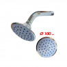 ducha con brazo ABS 10 cm anticalcareo Mozart