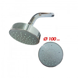Ducha con brazo ABS 10 cm...