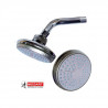 Ducha con brazo redonda alta gris Mozart