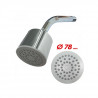 ducha con brazo tubo redonda alta Mozart