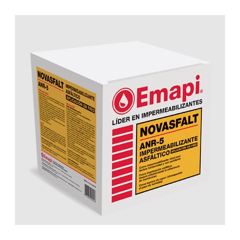 Emulsion asfaltica Novoasfalt ANR5 18 Kg Emapi