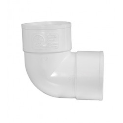Codo PVC 90º 50mm HH Nivel 1