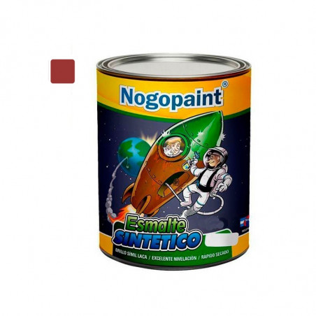 Esmalte sintetico brillante 1 lt bermellon Nogopaint