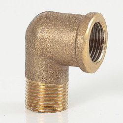 Codo bronce macho hembra 1/2"