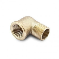 Codo bronce macho hembra 1/4"