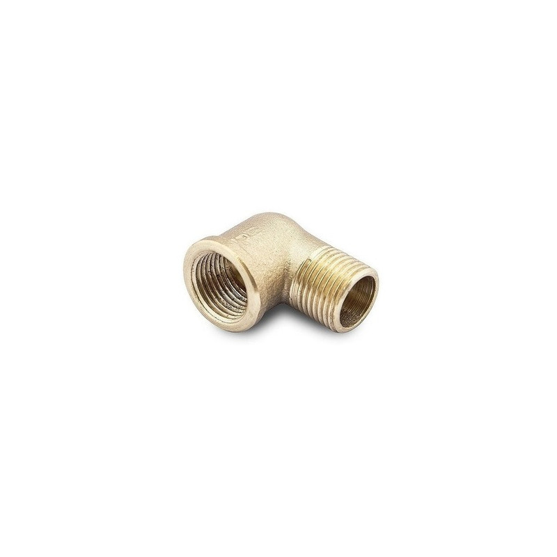 Codo bronce macho hembra 3/8"