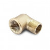 Codo bronce macho hembra 3/8"
