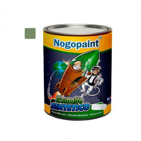 Esmalte sintetico brillante 500cc verde ilusion Nogopaint