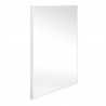 Espejo marco aluminio blanco 50 x 60 cm Maja
