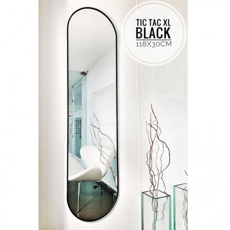 Espejo Tic Tac Black XL 30 x 118cm Reflejar