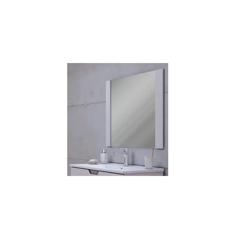 Espejo vertical 80 PVC blanco Buona