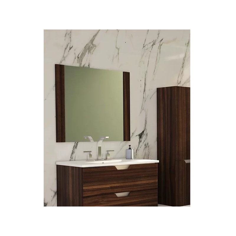 Espejo vertical 80 PVC oliva Buona