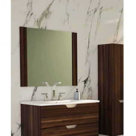 Espejo vertical 80 PVC oliva Buona
