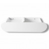 Estante para ducha rotondo blanco Indra